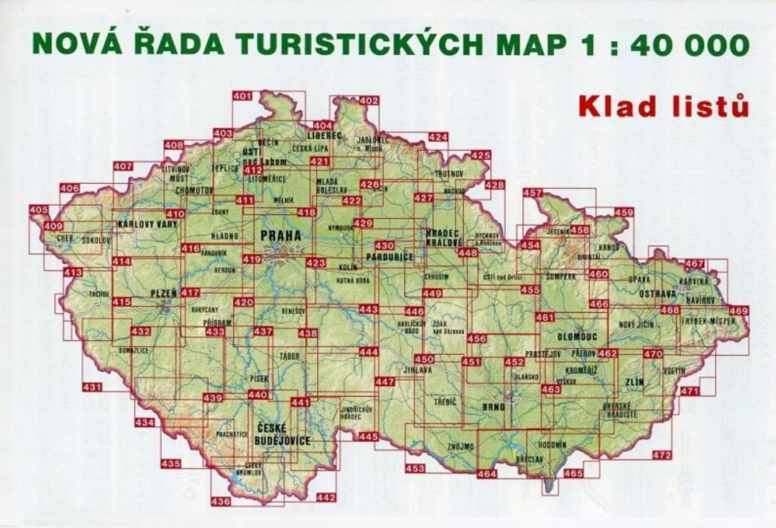 Wandelkaart 419 - Okoli jih Prahy - Zuid Praag - Shocart