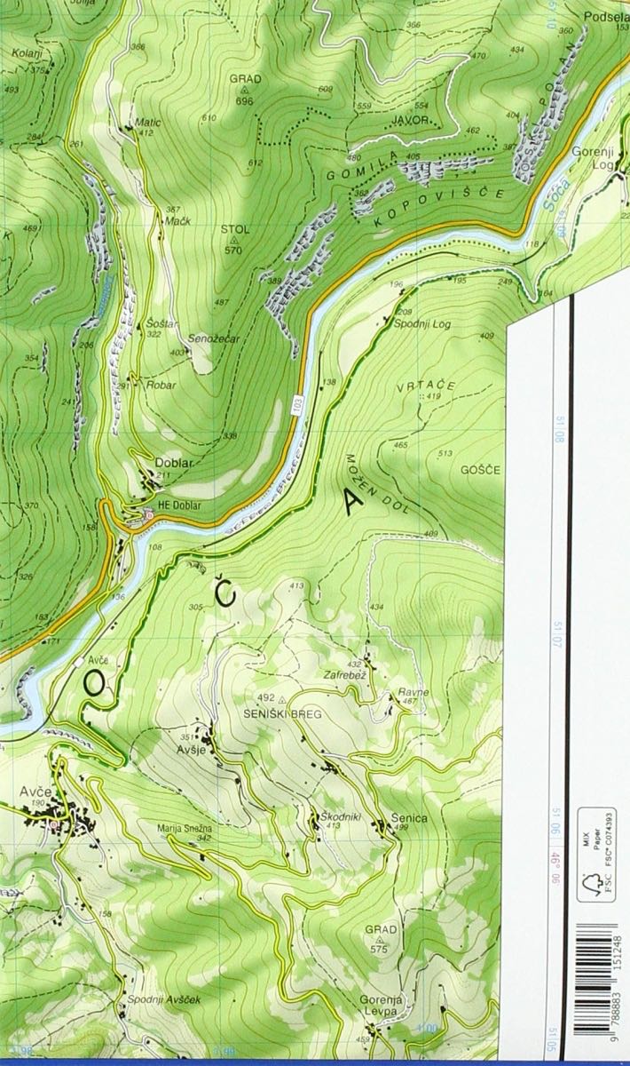 TOPO Wandelkaart 041 - Valli del Natisone - Tabacco