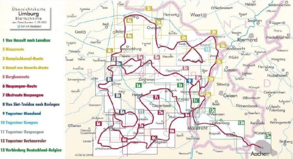 Fietsgids Groen Limburg - Bikeline