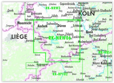 Fietskaart NRW06 - Radkarte Eifel Nord - Bikeline