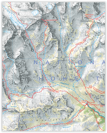 TOPO Wandelkaart 074 - Lienz- Schobergruppe & Iseltal - Tabacco