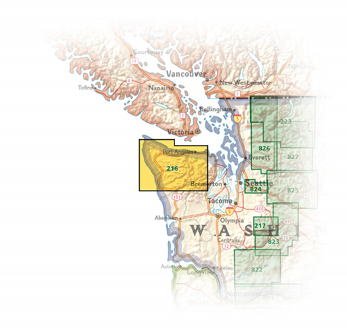 TOPO Wandelkaart 216 - Olympic NP- Washington - Nat Geo