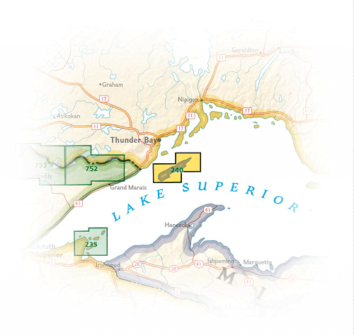 TOPO Wandelkaart 240 - Isle Royale NP- Michigan - Nat Geo