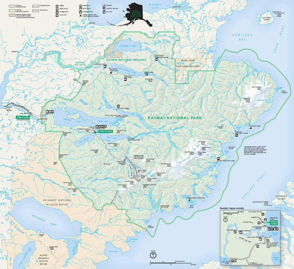 TOPO Wandelkaart 248 - Katmai NP- Alaska - Nat Geo