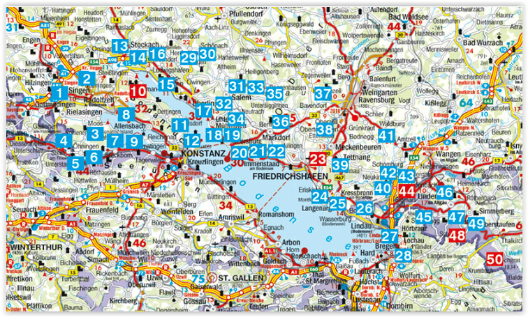 Wandelggids Bodensee Nord - Rother