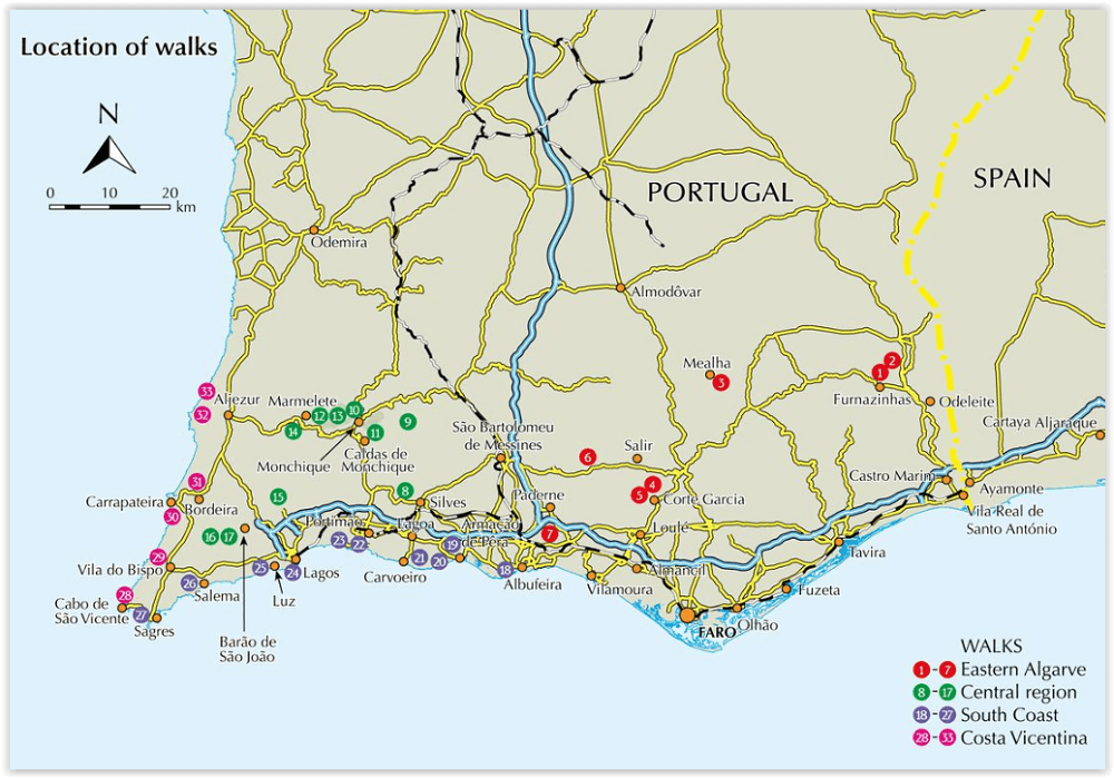 Wandelgids - Algarve walking - Cicerone Press