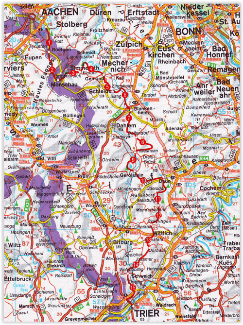 Wandelgids - Eifelsteig- von Aachen nach Trier - Rother