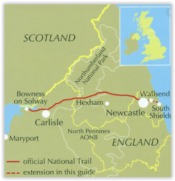 Wandelgids - Hadrian's Wall Path - Rucksack readres