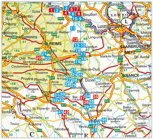 Wandelgids Champagne-Ardennen - Rother
