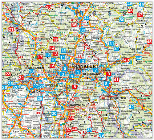 Wandelgids Frankfurt - Rother