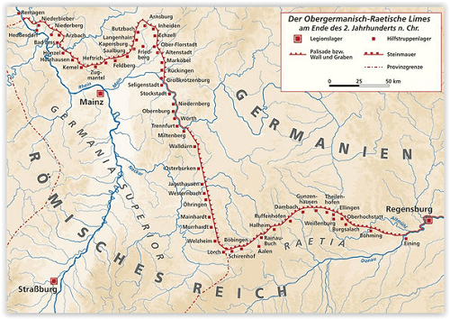 Wandelgids Limesweg - Eining-Donau - Rother