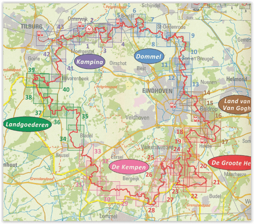 Wandelgids S5 - Streekpad- Brabants Vennenpad - LAW