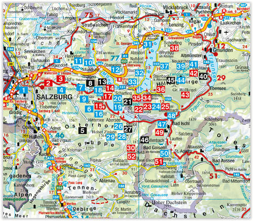 Wandelgids Salzkammergut West - Salzburg & Bad - Rother