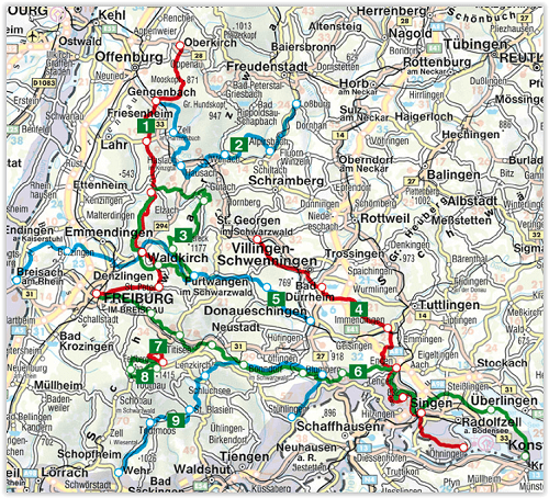 Wandelgids Schwarzwald Sud & central - Rother 