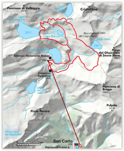 Wandelgids Tessin- Lago Maggiore- Luganer & Comer See - Rother