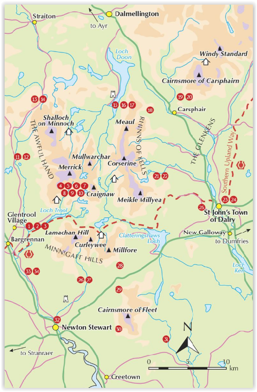 Wandelgids Walking the Galloway Hills (9781786310101) Cicerone