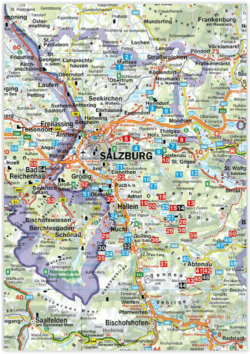 Wandelgids rondom Salzburg - Flachgau - Rother