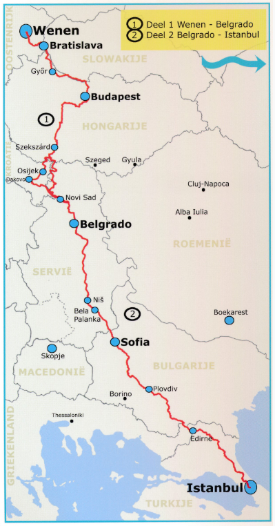 Fietsgids- Sultans Track Deel 1- Wenen tot Belgrado - Pirola