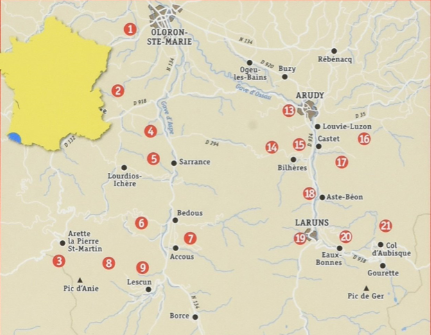 Wandelgids - Béarn- Sentiers d'émilie- 25 promenades - Rando
