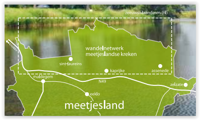 Wandelkaart - Meetjeslandse kreken - Toerisme O-Vl