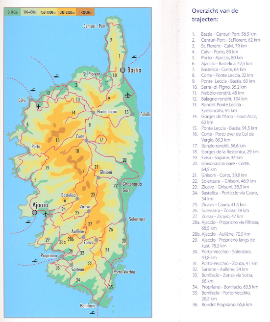 Fietsgids - Fietsen op Corsica - Pirola