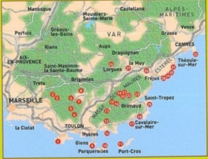 Dans le Var - 31 Balades à pied - Ed. Glénat