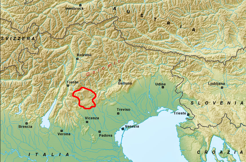 TOPO Wandelkaart 050 - Altopiano dei sette comuni - Tabacco