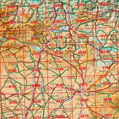 03 - CNIG - Topografische MTN(50) - Cantabrië, Palencia & Burgos (provincies) Spanje