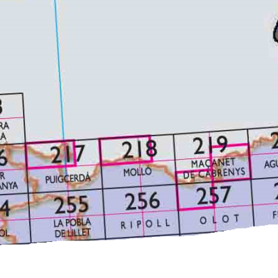 06 - CNIG - Topografische MTN25 - Lerida, Barcelona, Girona (provincies) Spanje