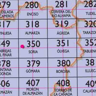 10 - CNIG - Topografische MTN25 - La Rioja, Soria, Zaragosa, Burgos, (provincies) Spanje
