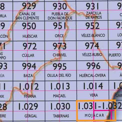 26 - CNIG - Topografische MTN25 - Jaén, Alicante, Murcia, Granada, Almeria (provincies) Spanje