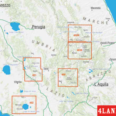 4Land Cartografia, Marche, Abrozzo & Lazio