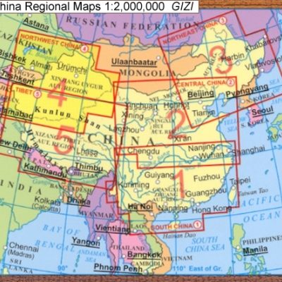 GIZI Maps - Regionale kaarten China 1 - 5