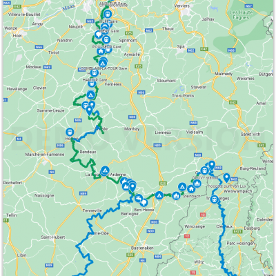 GR57 Wandelroute door de Ardennen