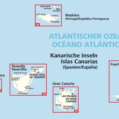 Kompass Wandelkaarten Canarische eilanden Spanje