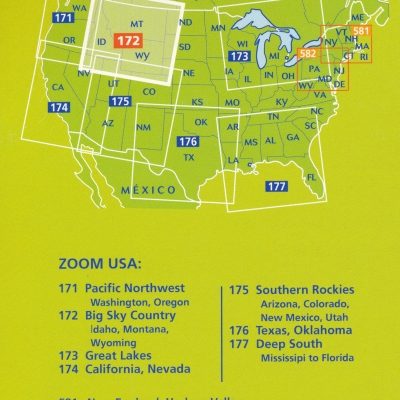 Michelin Wegenkaart USA Provinciaal - 171 >175 + 581 > 585