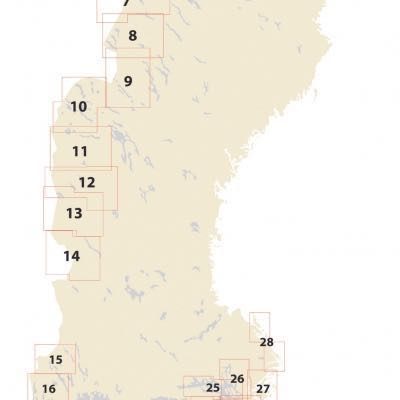 Norstedts Zuid Zweden, Outdoorkaarten, 15-28 (Sôdra Sverige)