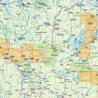 TOPO Wandelkaart - T50 Finland Karttakeskus
