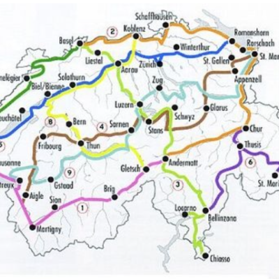 Veloland Fietsroutes Zwitserland