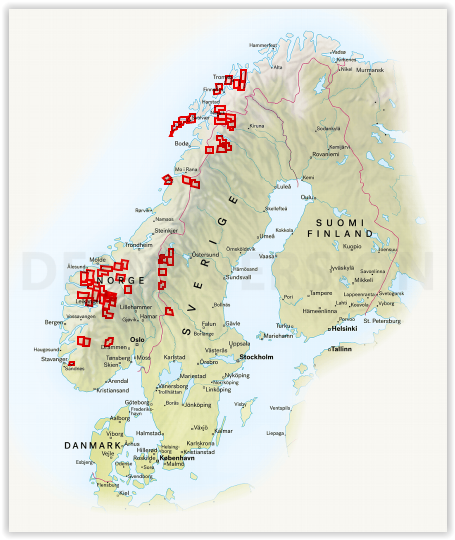 Calazo HoogAlpinekaarten BH - Noorwegen