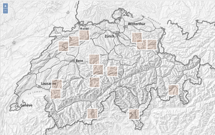 Swisstopo - 1:25.000 Summitkaarten 25101 > 25115
