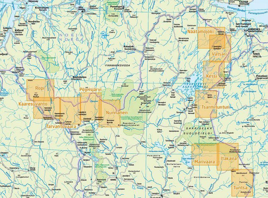 TOPO Wandelkaart - T50 Finland Karttakeskus