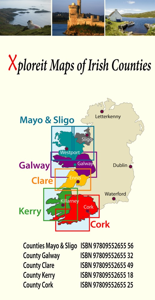 XploreIt Maps of Irish Counties