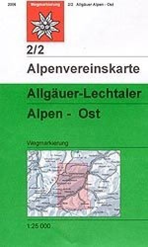 Wandelkaart 03/2 Allgäuer & Lechtaler Alpen - DAV