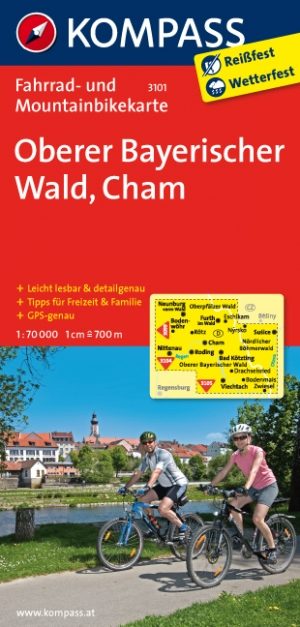 Fietskaart 3101 Oberer Bayerischer Wald - Kompass