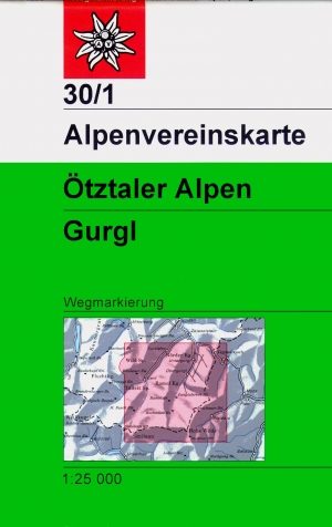 Wandelkaart 30/1 Ötztaler Alpen Gurgl - Alpenverein