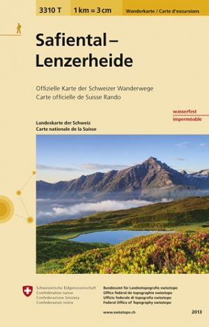 Wandelkaart 3310 T Safiental & Lenzerheide - Swisstopo