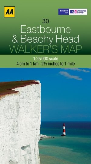 Wandelkaart 30 Eastbourne & Beachy Head - AA
