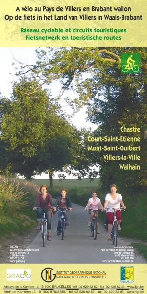 Fietskaart - Villers-la-Ville Waals Brabant - NGI