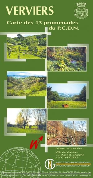 Wandelkaart Verviers Luik - NGI